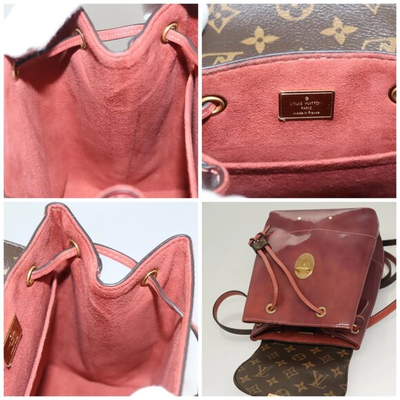 LOUIS VUITTON Monogram Vernis Hot Springs Backpack Pink - Picture 14 of 15